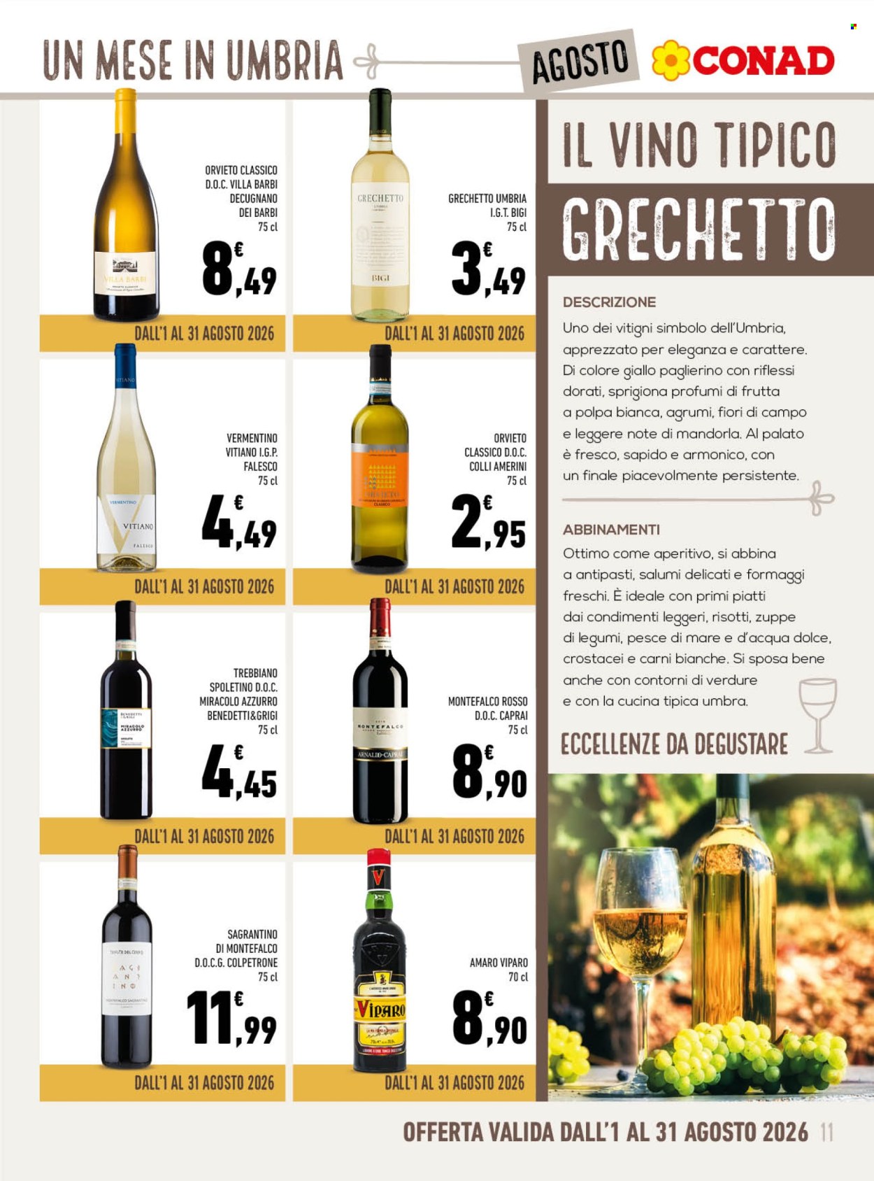 Volantino Conad - 1/8/2026 - 31/8/2026. Pagina 11