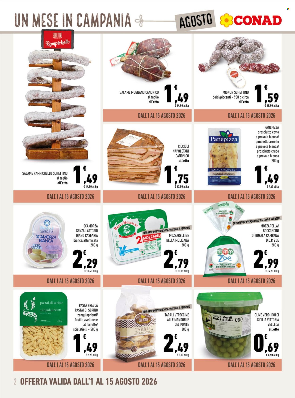 Volantino Conad - 1/8/2026 - 31/8/2026. Pagina 2