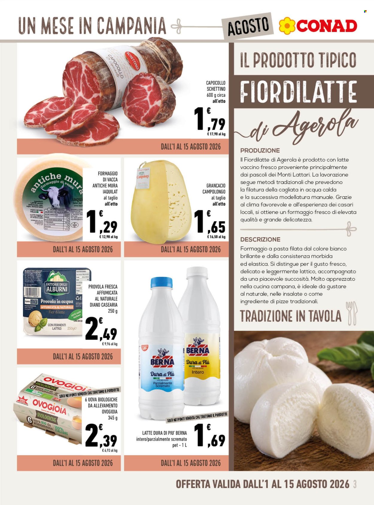 Volantino Conad - 1/8/2026 - 31/8/2026. Pagina 3