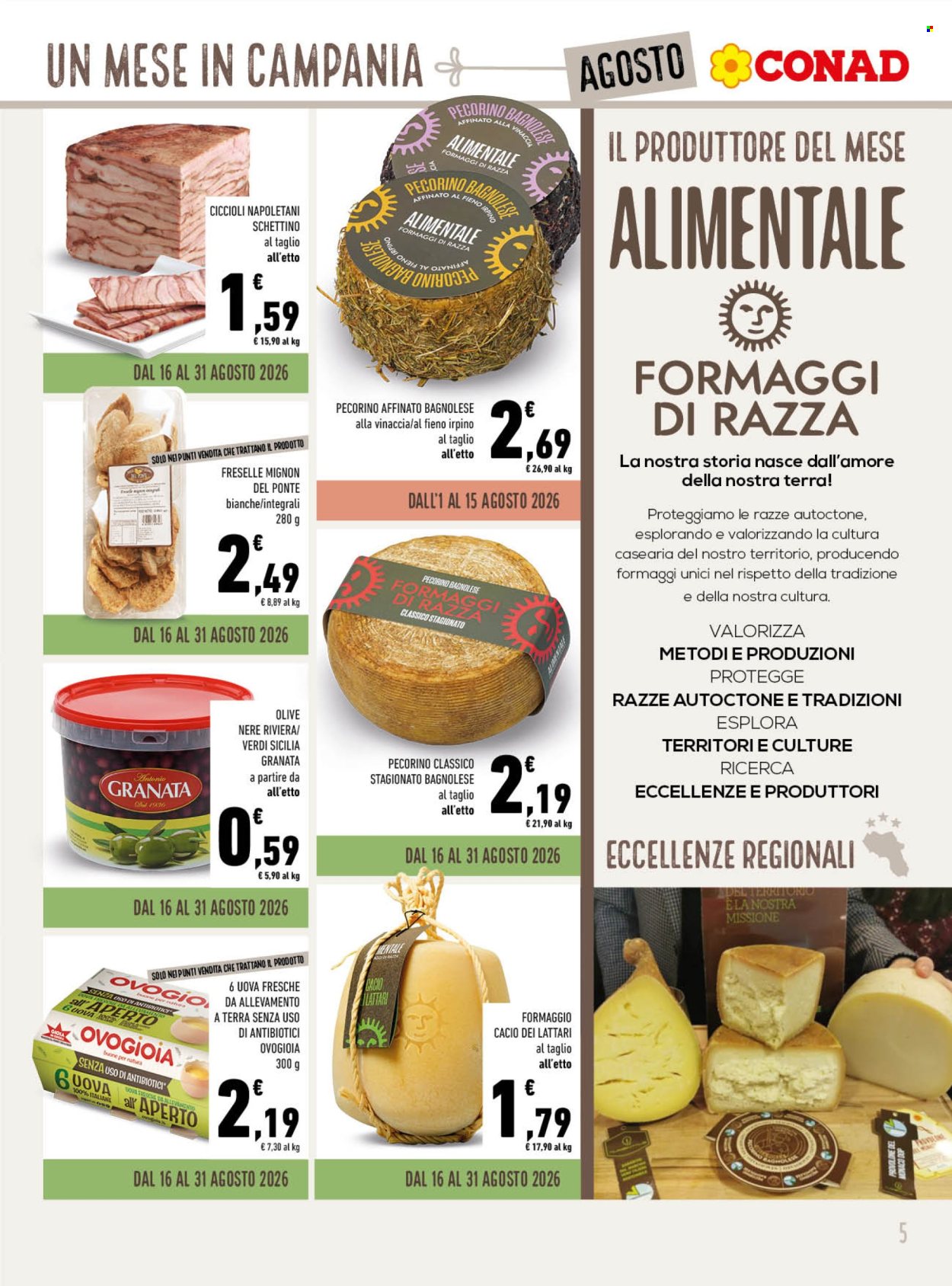 Volantino Conad - 1/8/2026 - 31/8/2026. Pagina 5