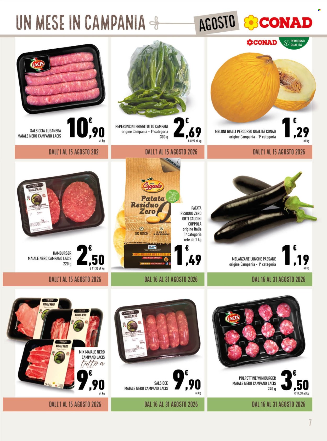 Volantino Conad - 1/8/2026 - 31/8/2026. Pagina 7