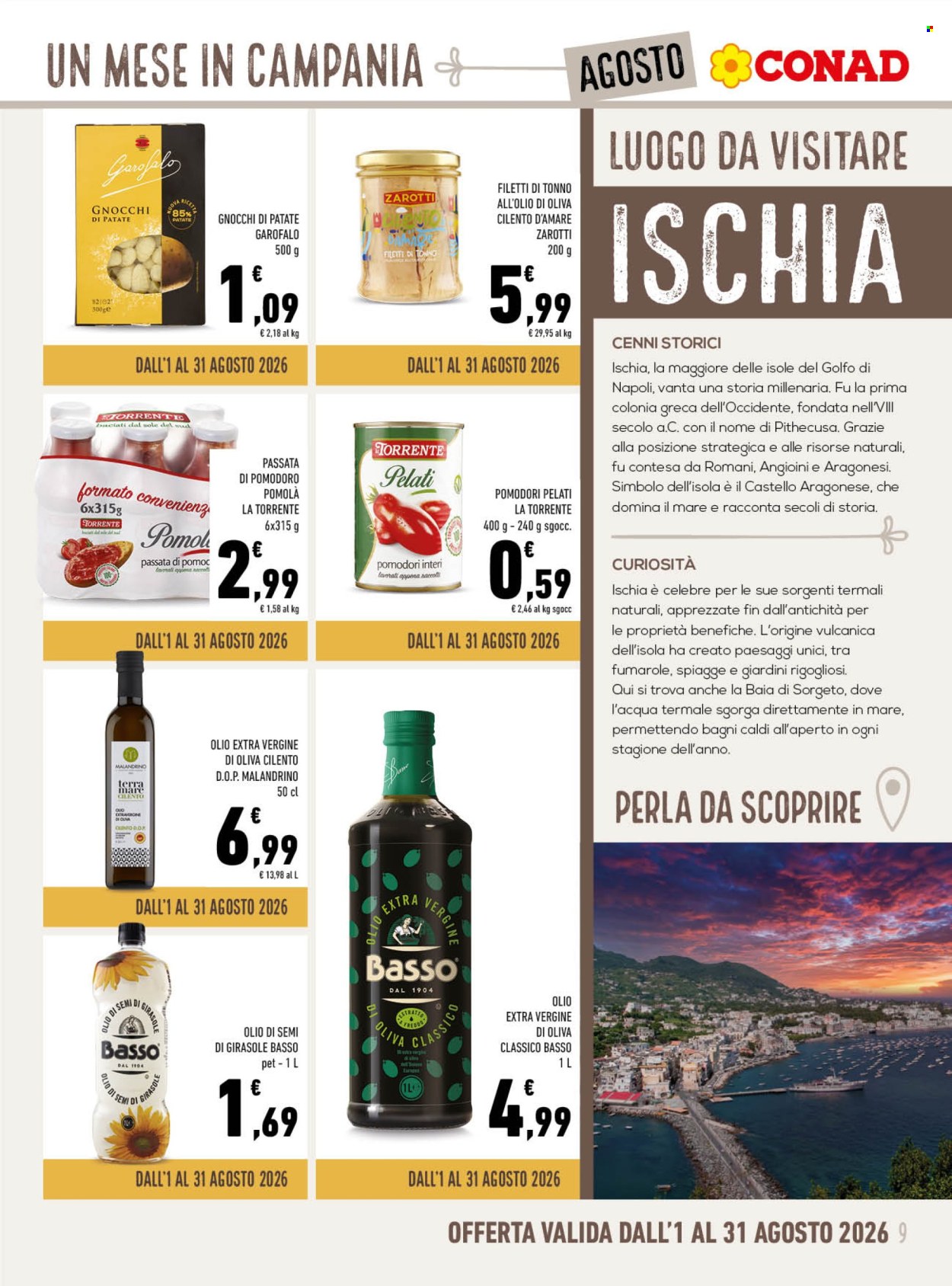Leták Conad - 1.8.2026 - 31.8.2026. Strana 9