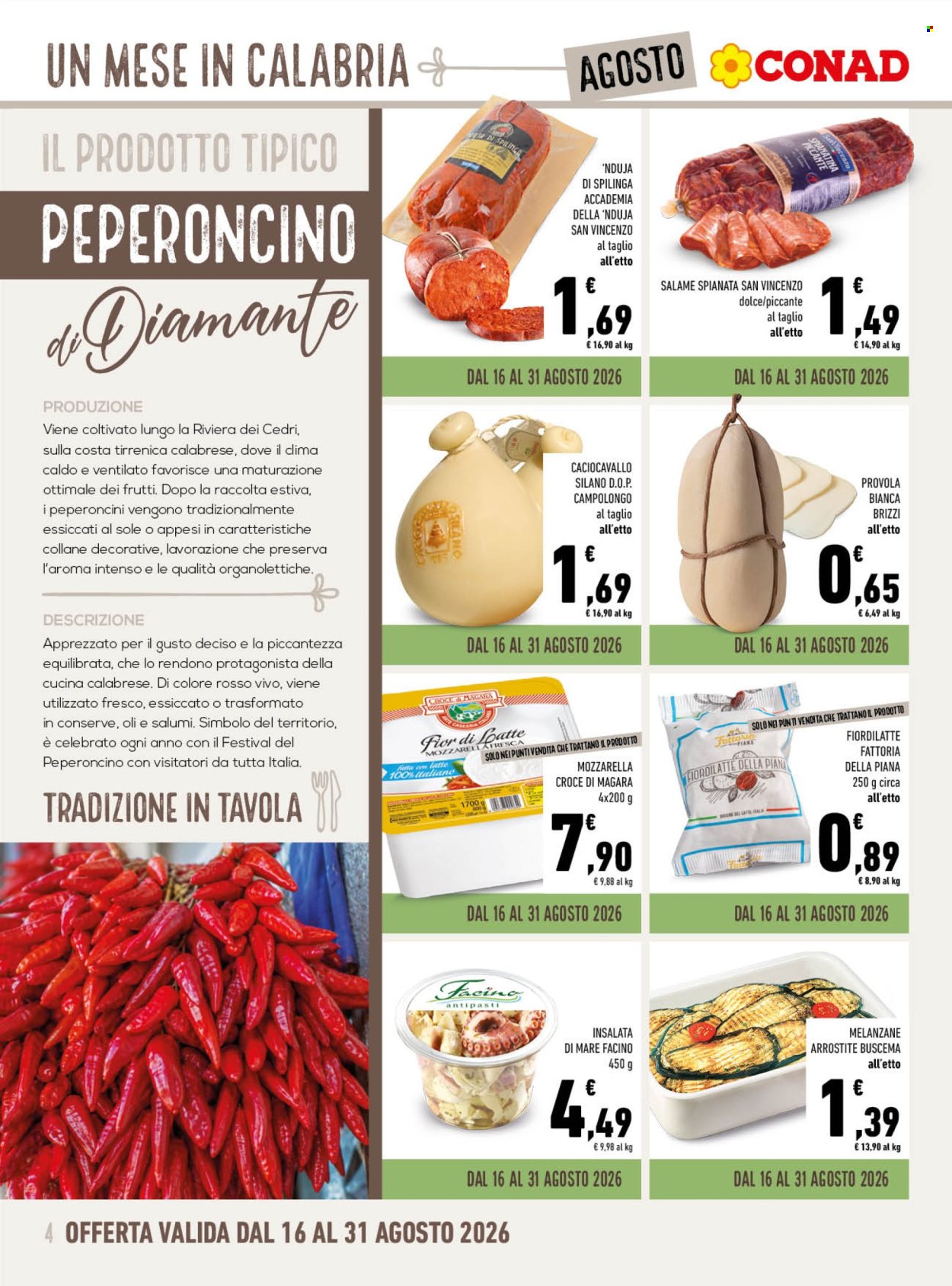 Volantino Conad - 1/8/2026 - 31/8/2026. Pagina 4