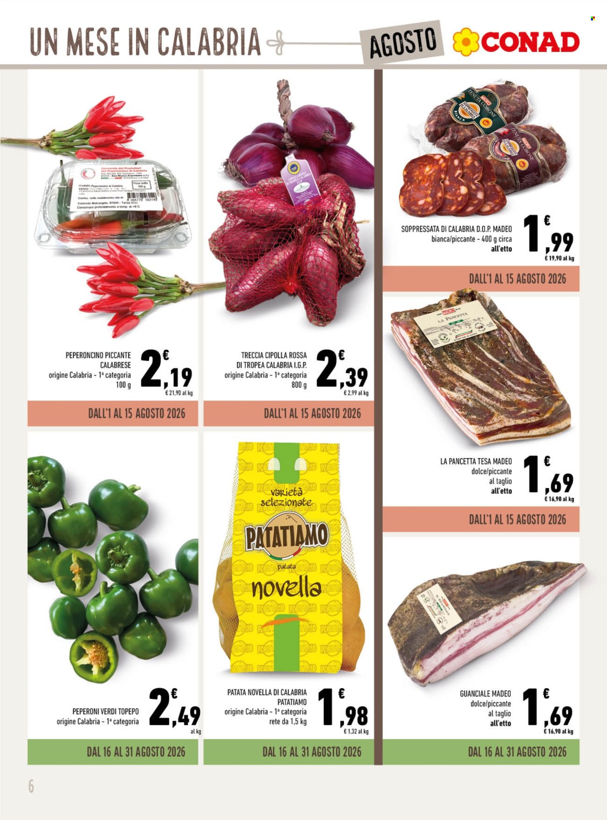Volantino Conad - 1/8/2026 - 31/8/2026. Pagina 6