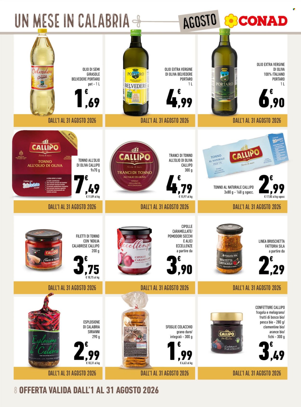 Volantino Conad - 1/8/2026 - 31/8/2026. Pagina 8