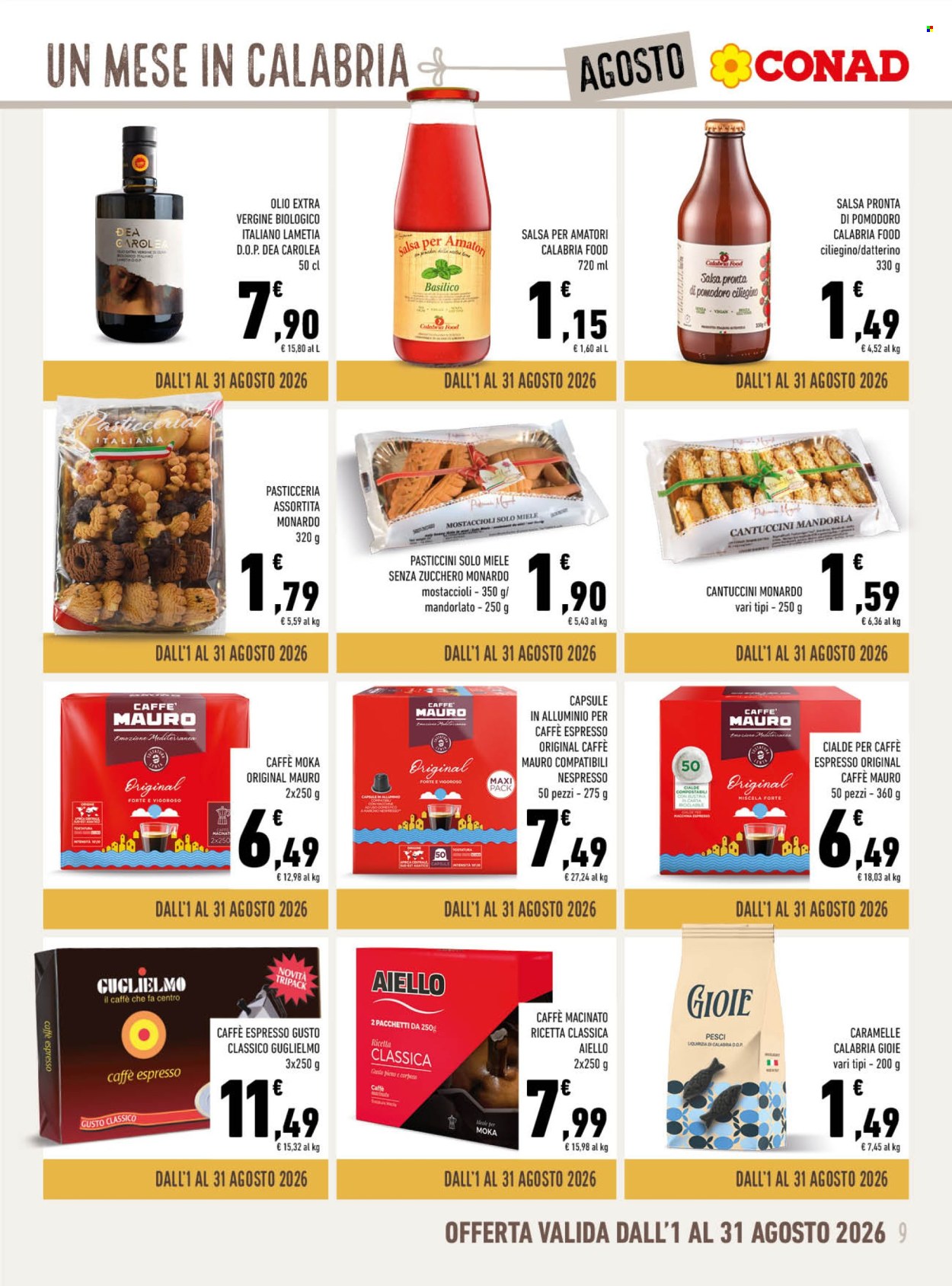 Volantino Conad - 1/8/2026 - 31/8/2026. Pagina 9
