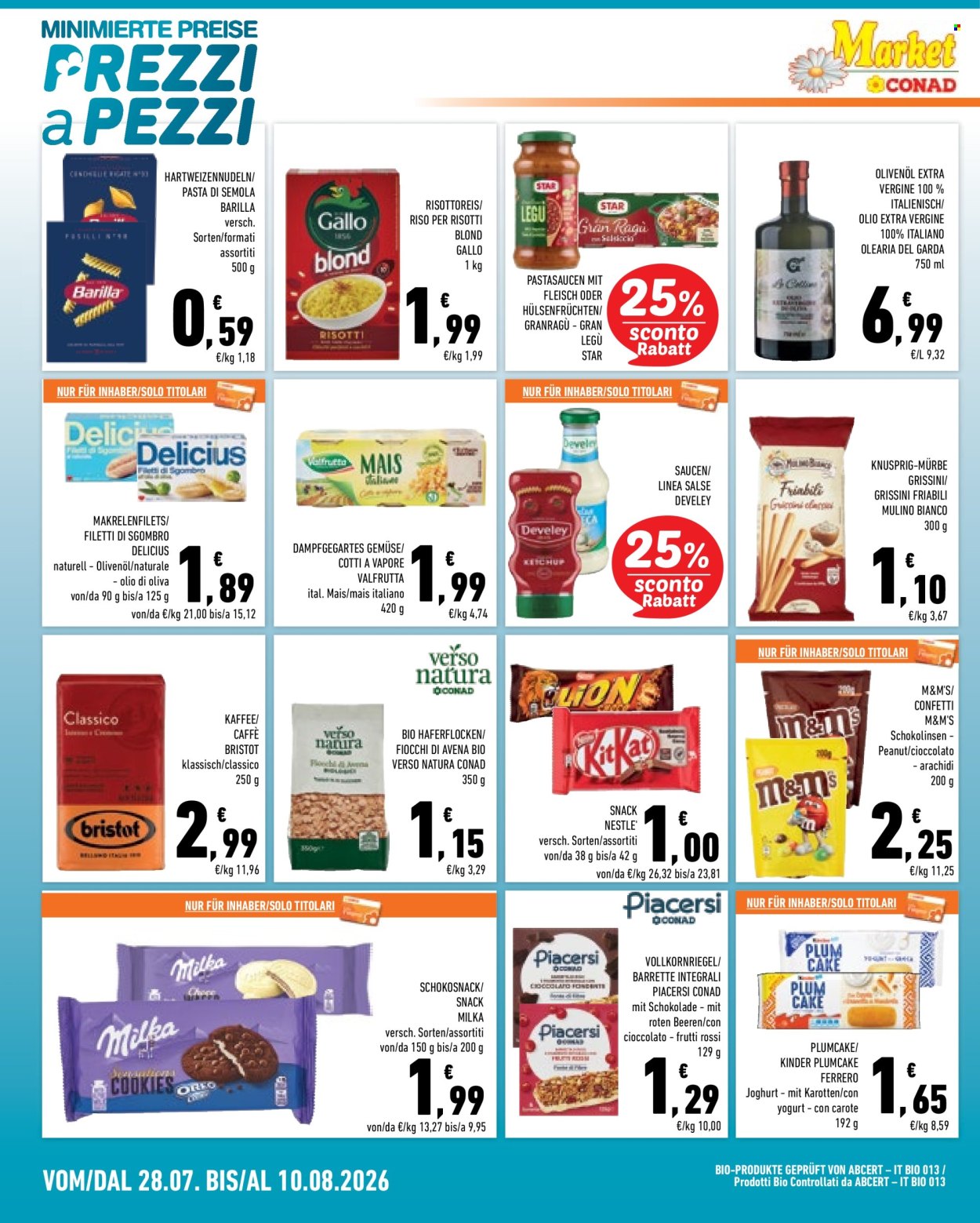 Volantino Market Conad - 28/7/2026 - 10/8/2026. Pagina 6