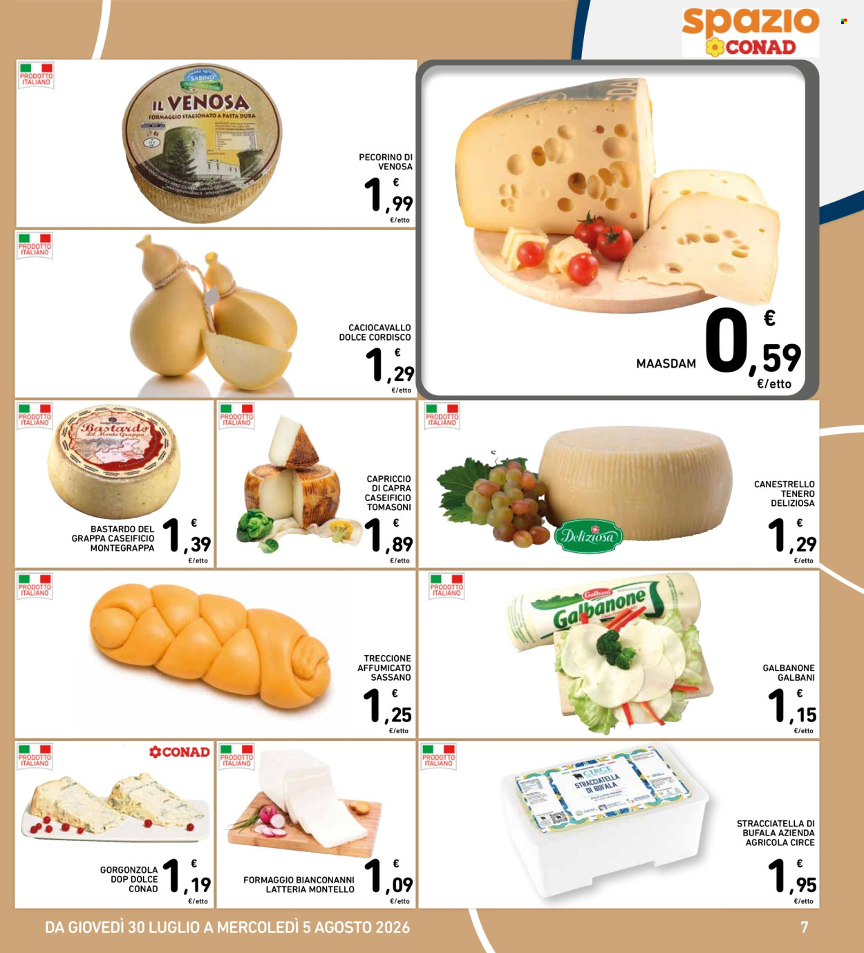 Volantino Spazio Conad - 30/7/2026 - 5/8/2026. Pagina 7