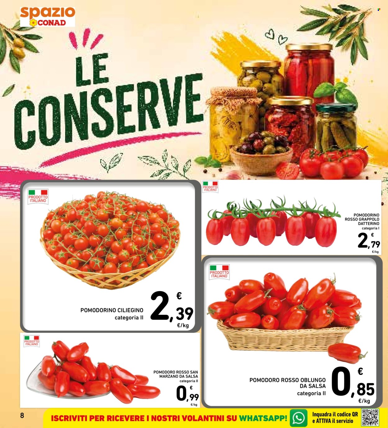 Volantino Spazio Conad - 30/7/2026 - 5/8/2026. Pagina 8