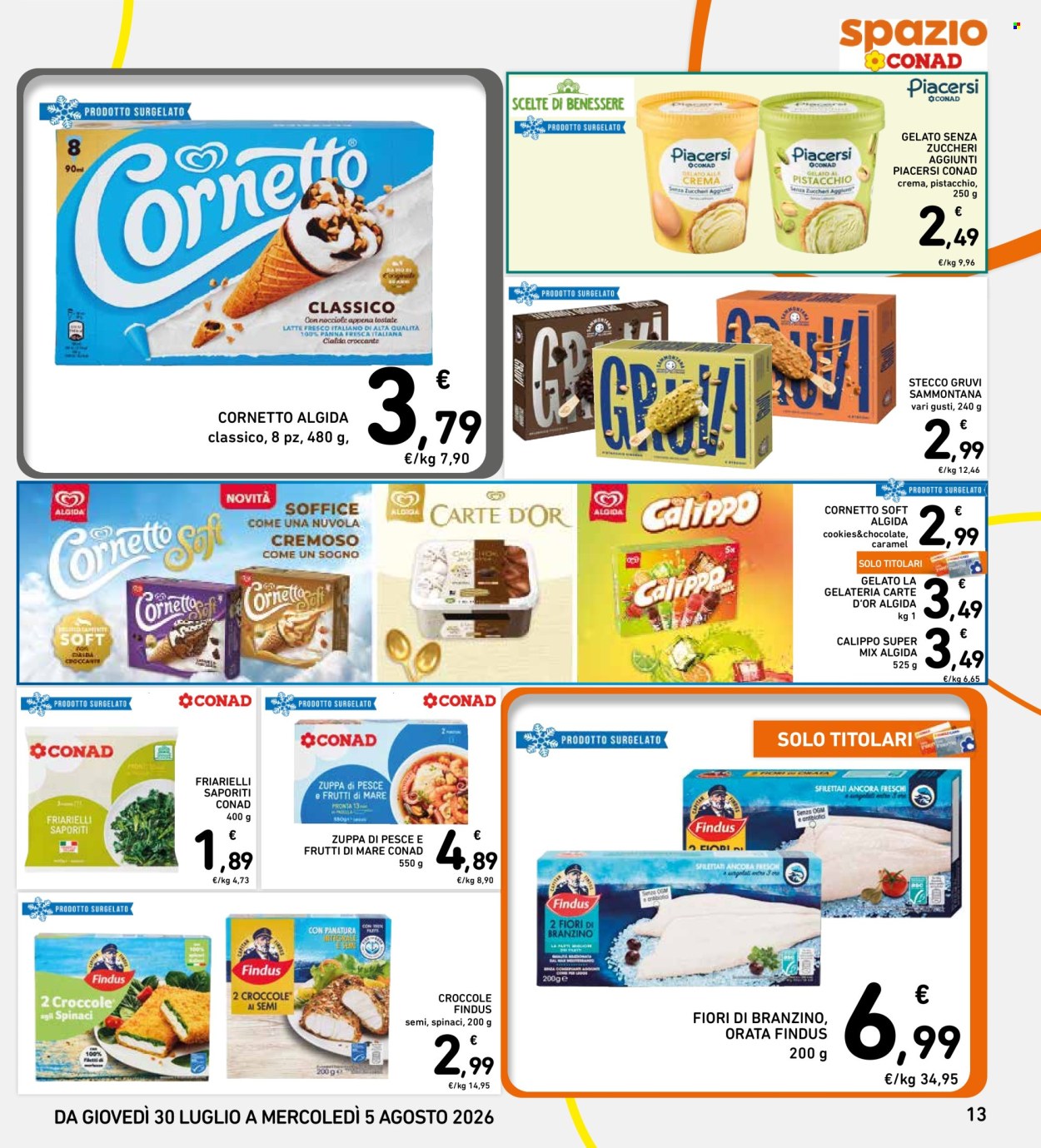 Volantino Spazio Conad - 30/7/2026 - 5/8/2026. Pagina 13