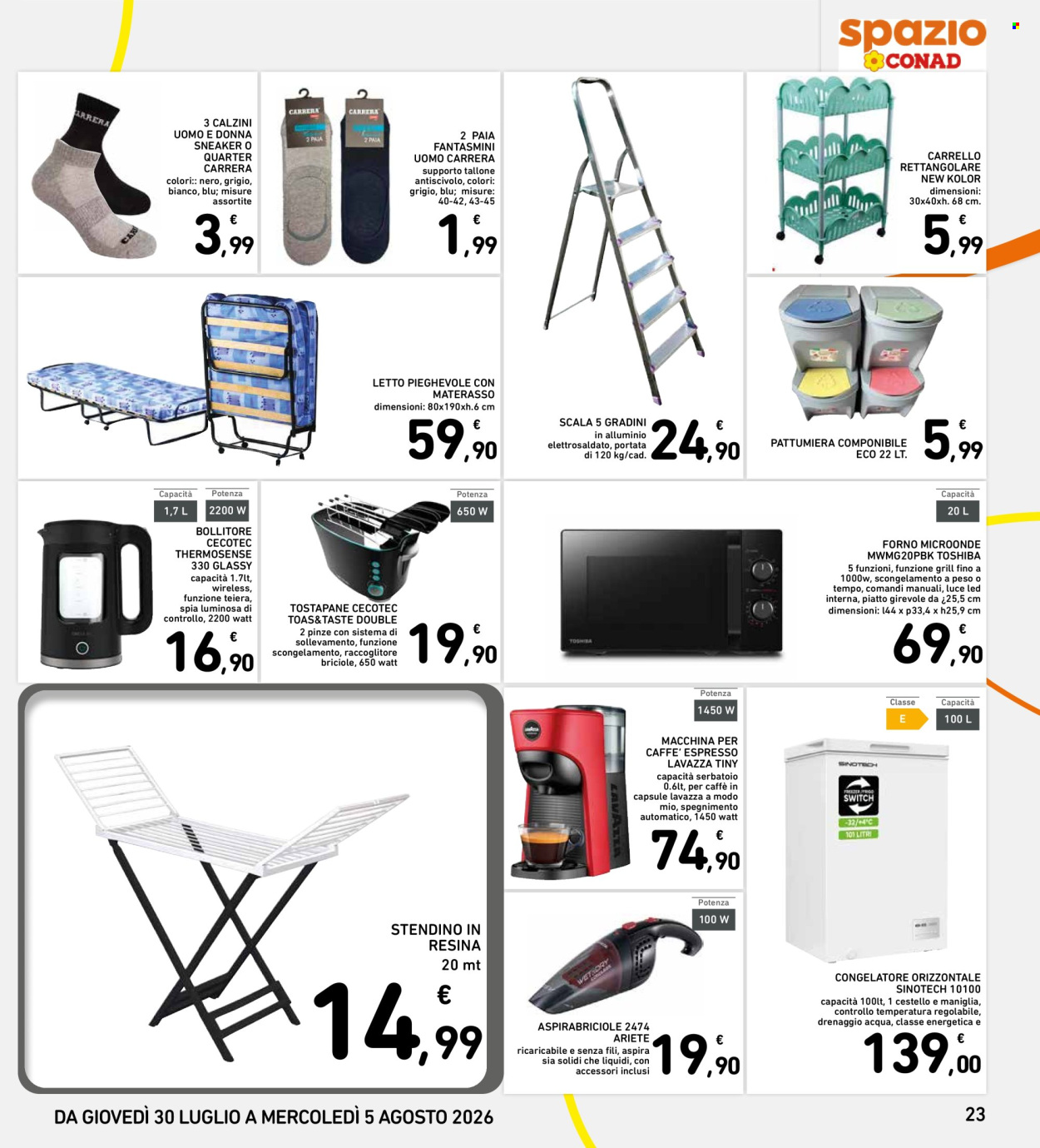 Volantino Spazio Conad - 30/7/2026 - 5/8/2026. Pagina 23