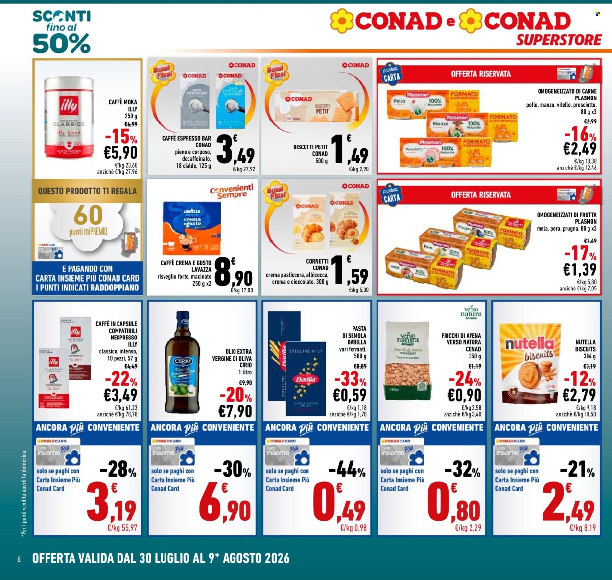 Volantino Conad Superstore - 30/7/2026 - 9/8/2026. Pagina 6