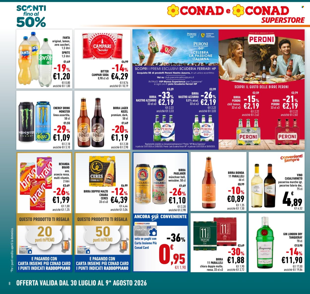 Volantino Conad Superstore - 30/7/2026 - 9/8/2026. Pagina 8
