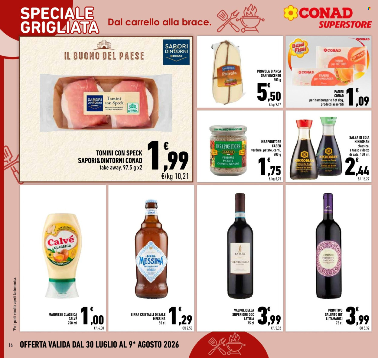 Volantino Conad Superstore - 30/7/2026 - 9/8/2026. Pagina 16
