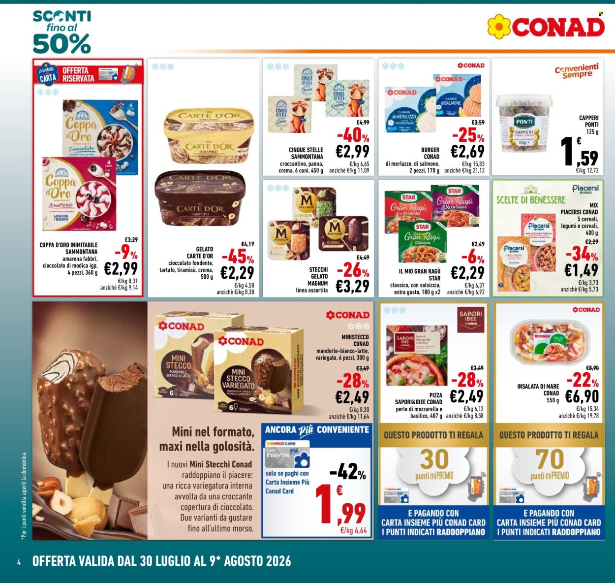 Volantino Conad - 30/7/2026 - 9/8/2026. Pagina 4