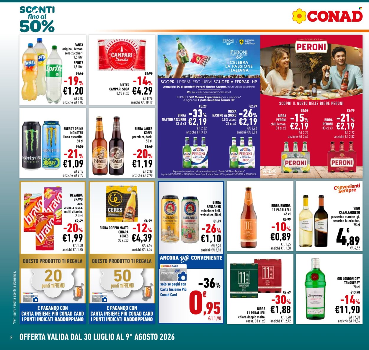 Volantino Conad - 30/7/2026 - 9/8/2026. Pagina 8