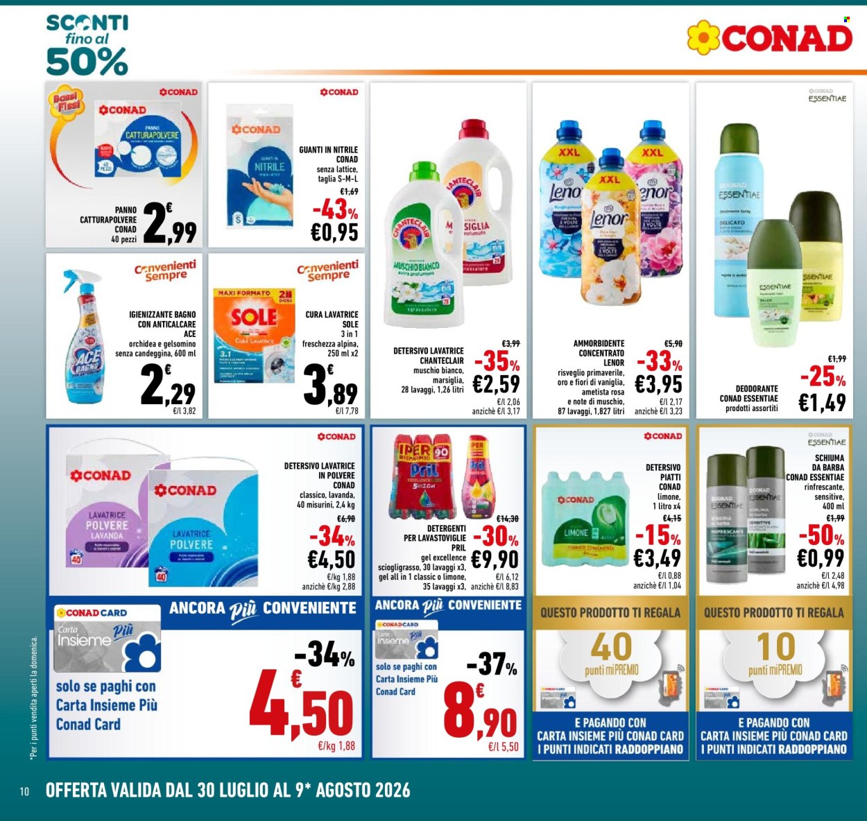 Volantino Conad - 30/7/2026 - 9/8/2026. Pagina 10