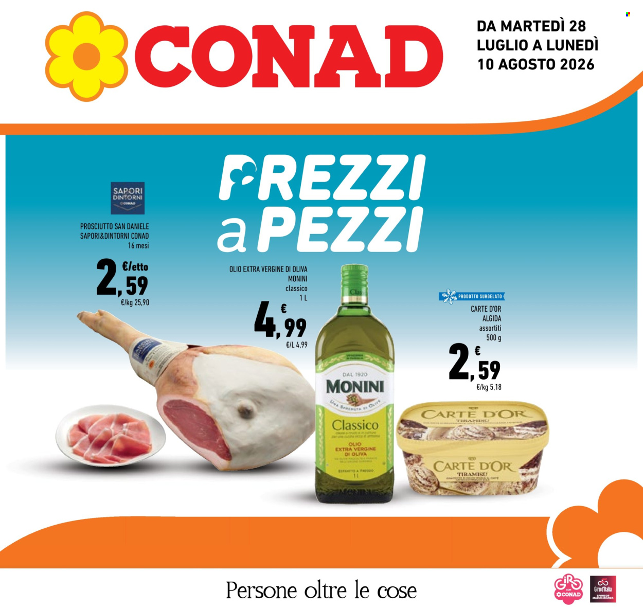 Volantino Conad - 28/7/2026 - 10/8/2026. Pagina 1