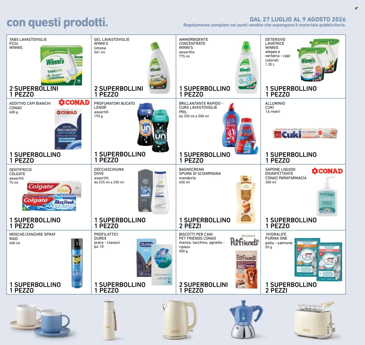 Volantino Conad - 28/7/2026 - 10/8/2026. Pagina 27