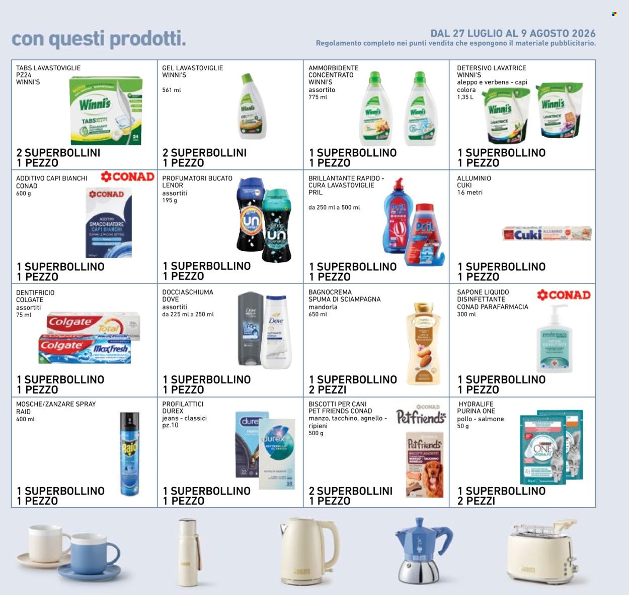 Volantino Conad - 28/7/2026 - 10/8/2026. Pagina 27
