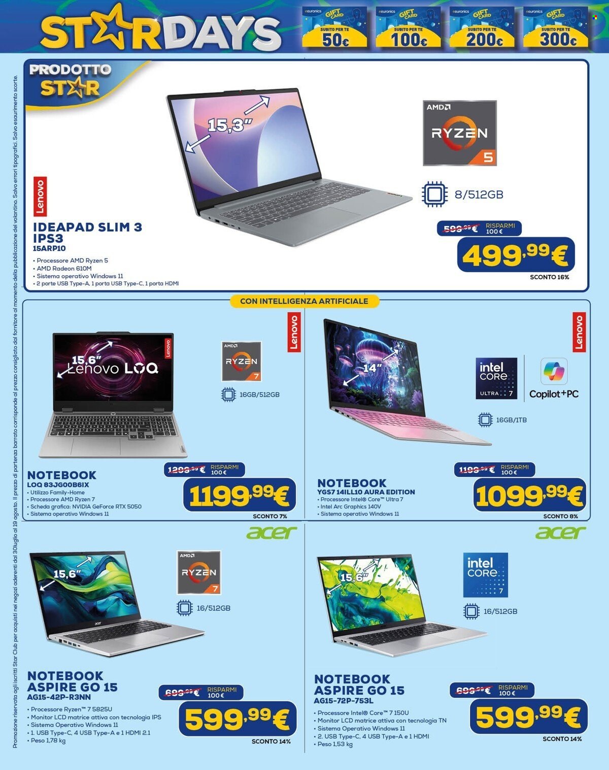 Volantino Euronics - 30/7/2026 - 20/8/2026. Pagina 8