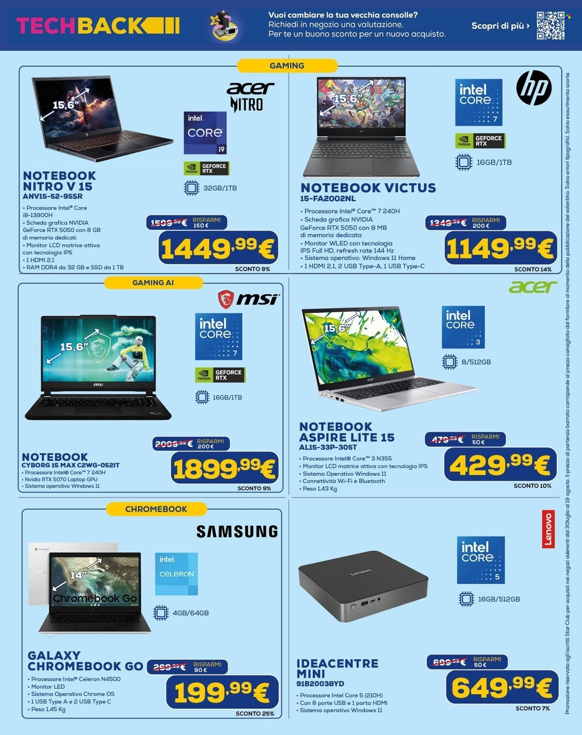 Volantino Euronics - 30/7/2026 - 20/8/2026. Pagina 9