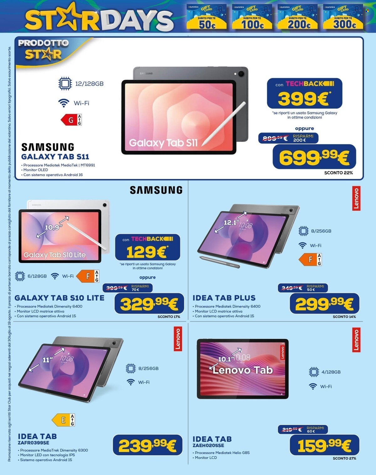 Volantino Euronics - 30/7/2026 - 20/8/2026. Pagina 10