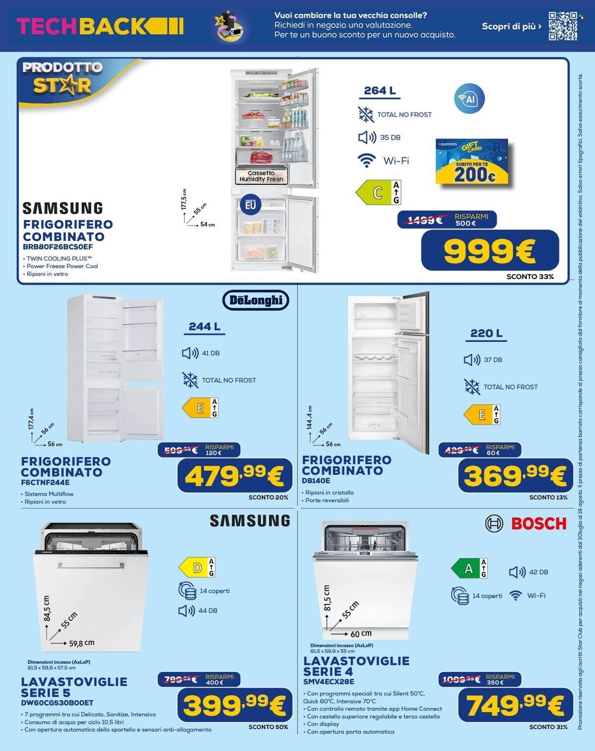 Volantino Euronics - 30/7/2026 - 20/8/2026. Pagina 21