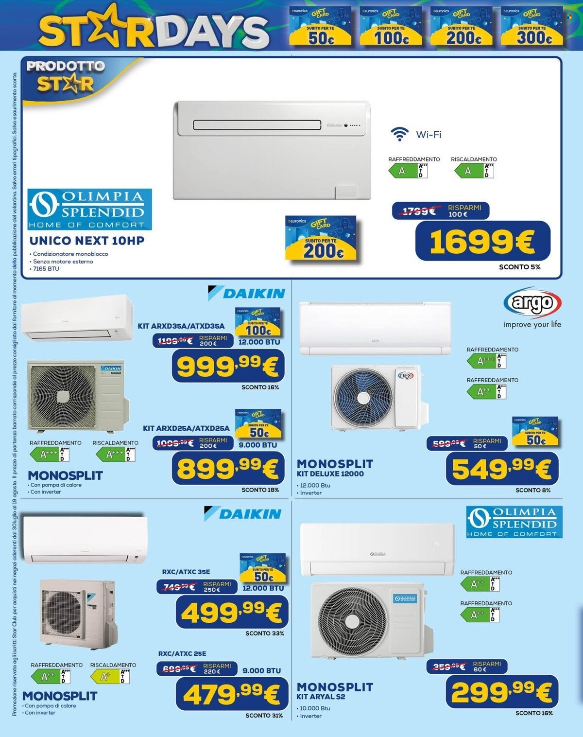 Volantino Euronics - 30/7/2026 - 20/8/2026. Pagina 22