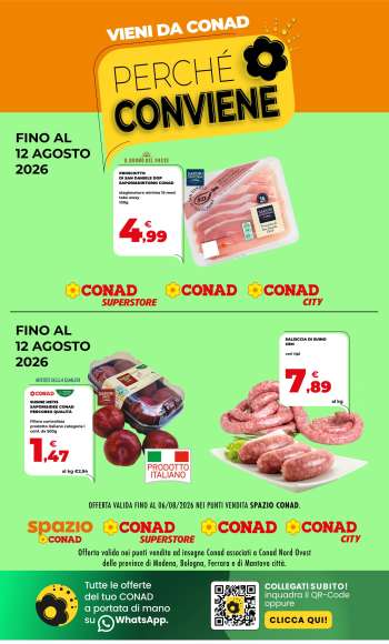 Volantino Conad - 30/7/2026 - 12/8/2026.