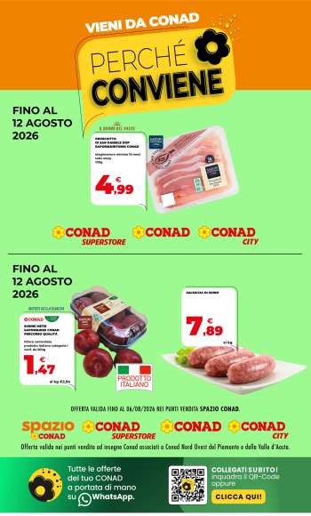 Volantino Conad - 30/7/2026 - 12/8/2026.