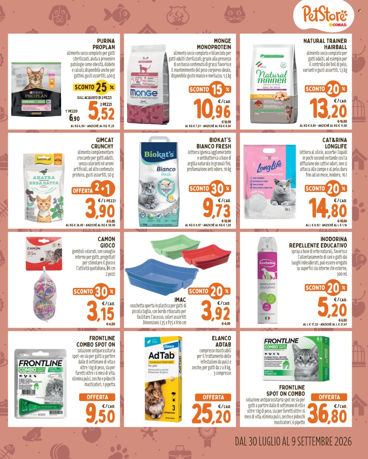 Volantino Pet Store Conad - 30/7/2026 - 9/9/2026. Pagina 5