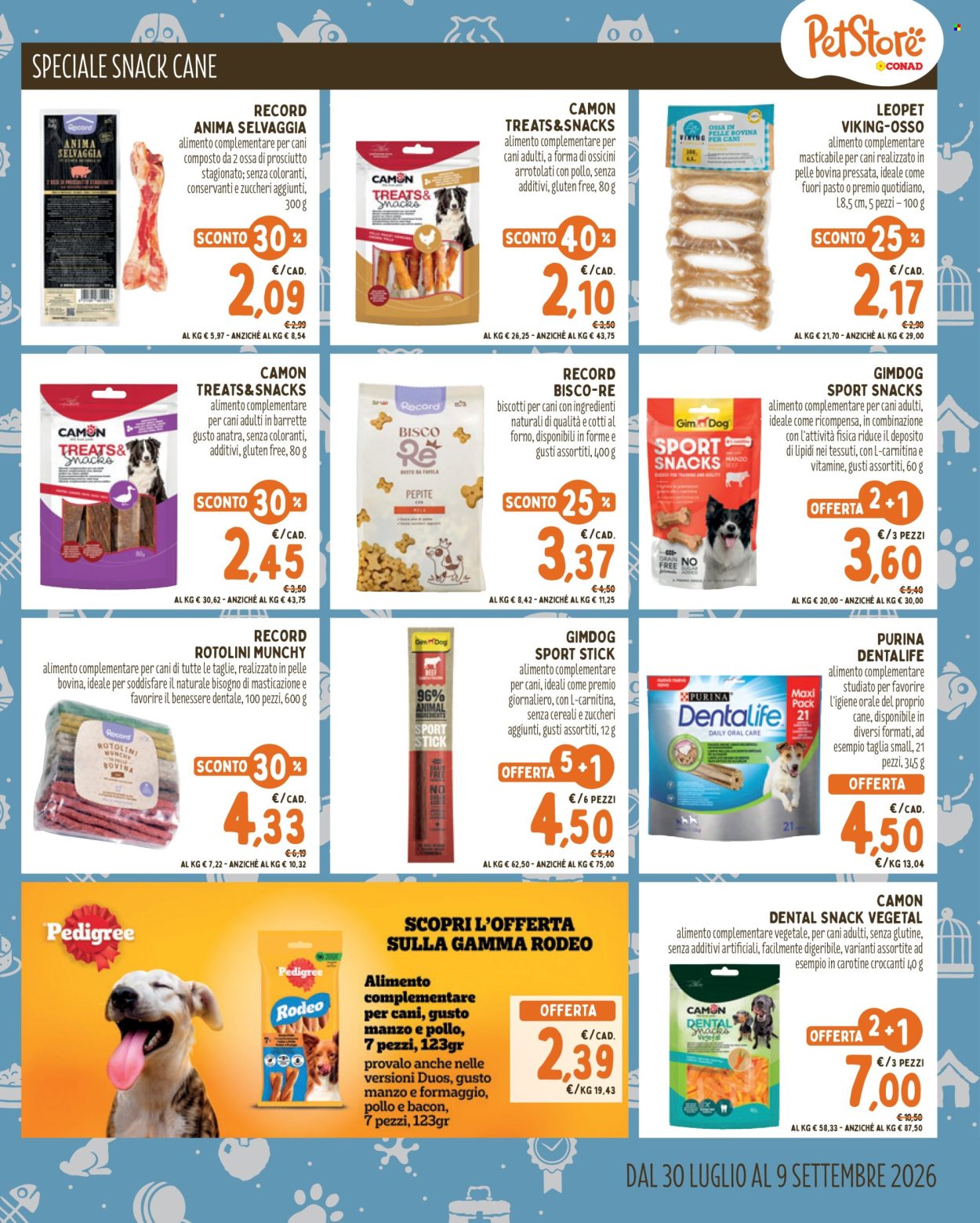Leták Pet Store Conad - 30.7.2026 - 9.9.2026. Strana 7