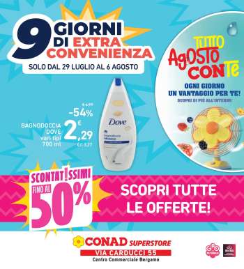 Volantino Conad Superstore - 29/7/2026 - 6/8/2026.