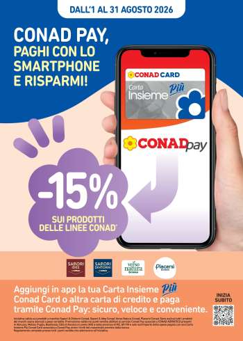 Volantino Conad - 1/8/2026 - 31/8/2026.