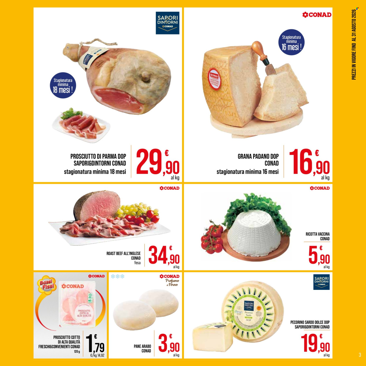 Leták Spesa Facile Conad - 1.8.2026 - 31.8.2026. Strana 3
