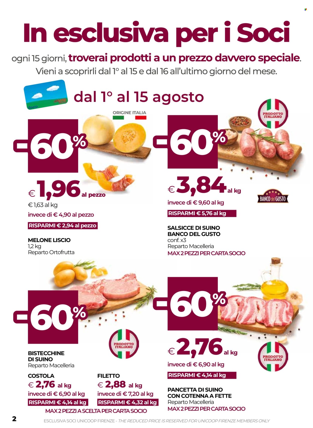 Volantino Coop - 30/7/2026 - 12/8/2026. Pagina 2