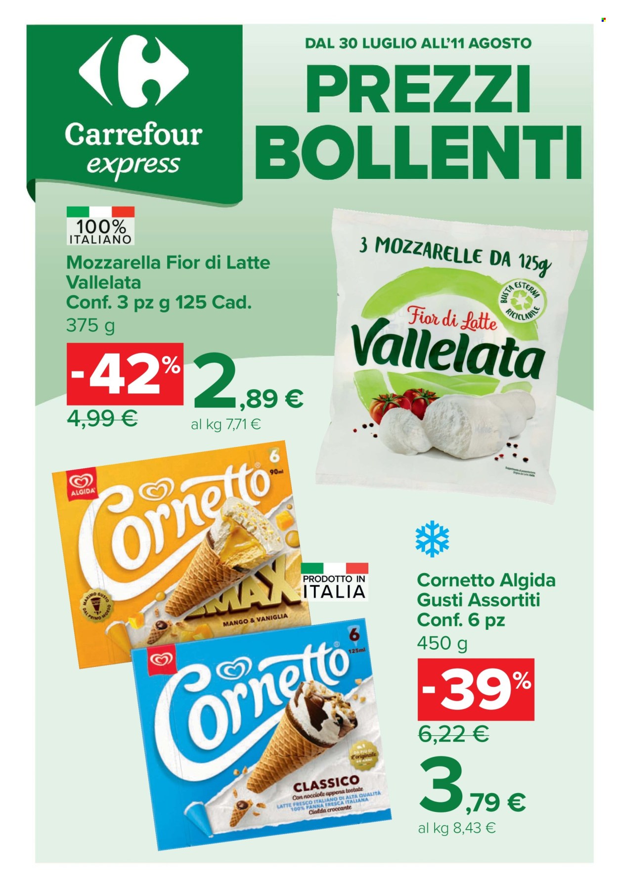 Volantino Carrefour - 30/7/2026 - 11/8/2026. Pagina 1
