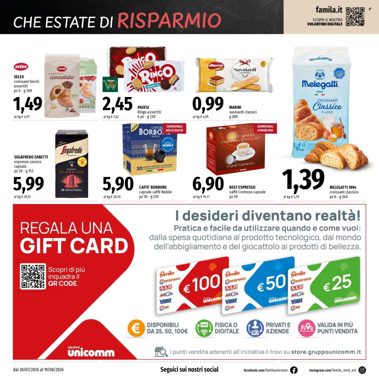 Volantino Famila - 30/7/2026 - 19/8/2026. Pagina 16