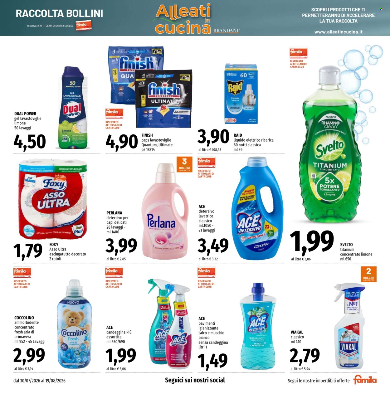 Volantino Famila - 30/7/2026 - 19/8/2026. Pagina 19