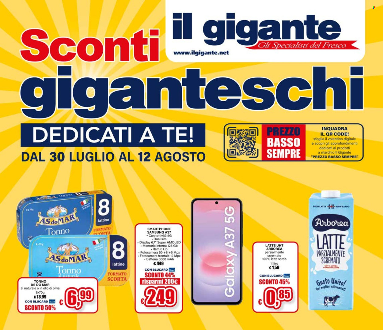 Volantino Il Gigante - 30/7/2026 - 12/8/2026. Pagina 1