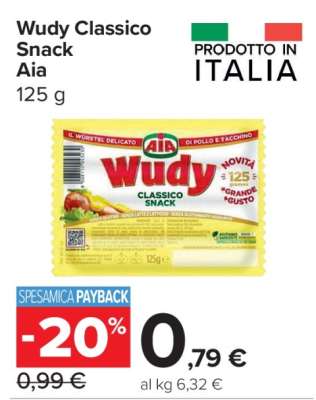 Wudy Classico Snack Aia