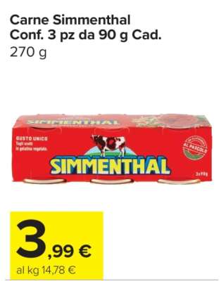 CARNE SIMMENTHAL