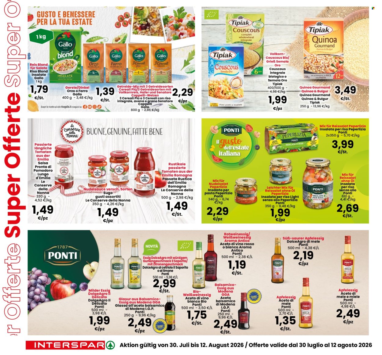 Volantino Interspar - 30/7/2026 - 12/8/2026. Pagina 4