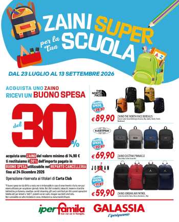Volantino Famila - 23/7/2026 - 13/9/2026.