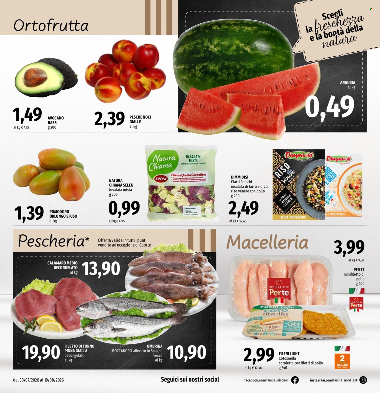 Volantino Famila - 30/7/2026 - 19/8/2026. Pagina 2