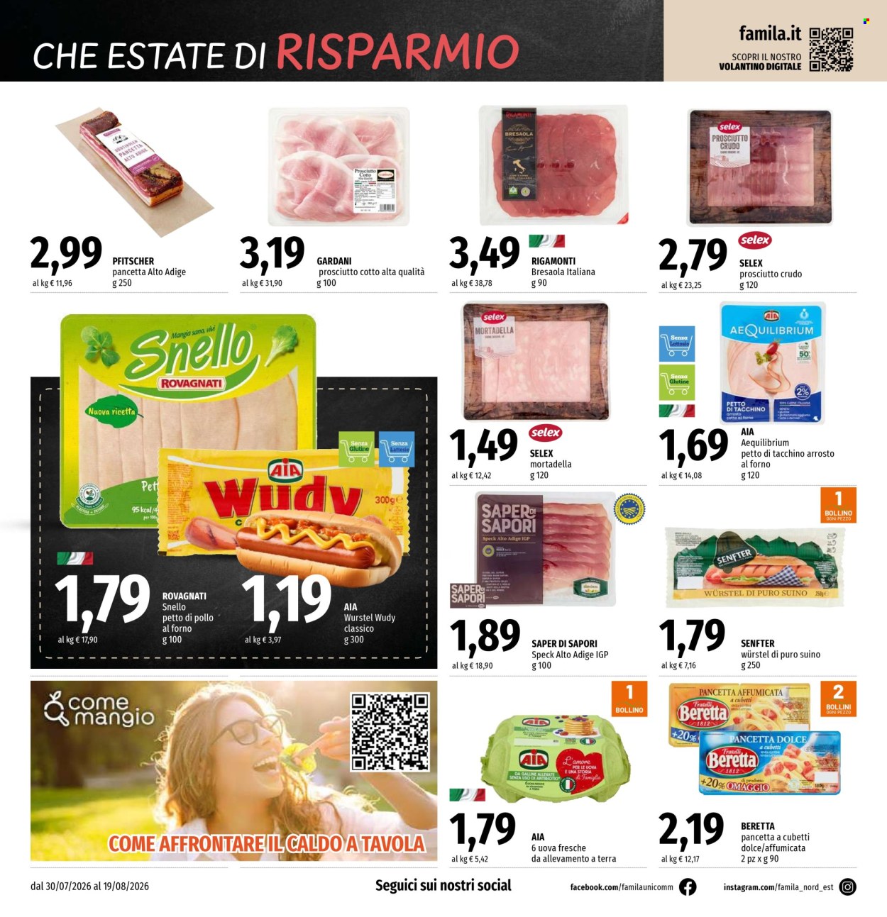 Volantino Famila - 30/7/2026 - 19/8/2026. Pagina 4