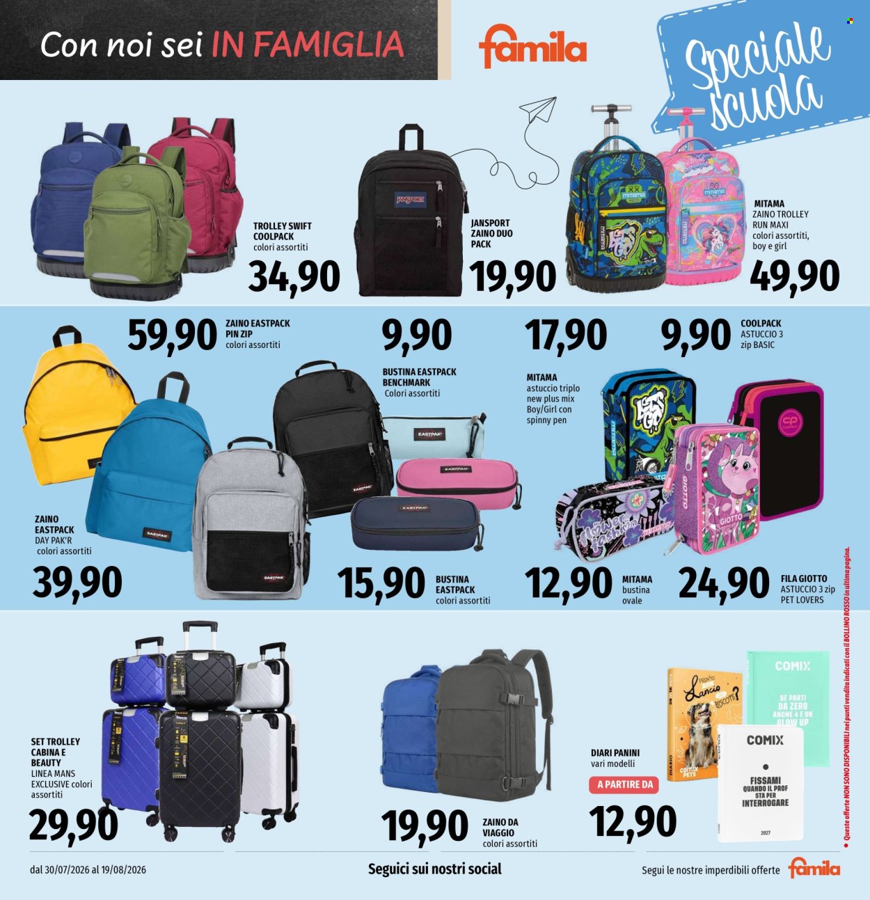 Volantino Famila - 30/7/2026 - 19/8/2026. Pagina 23