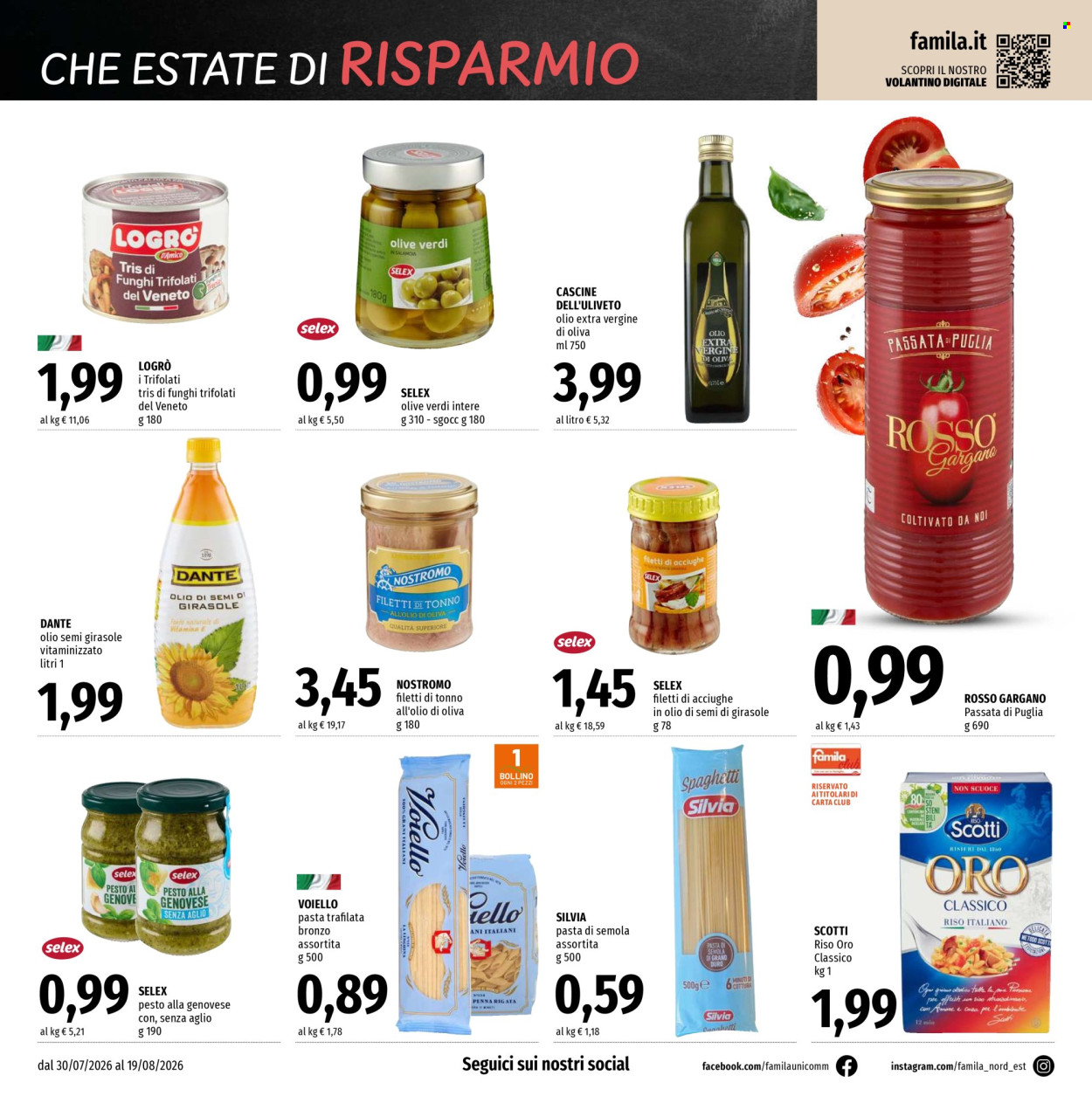Volantino Famila - 30/7/2026 - 19/8/2026. Pagina 14