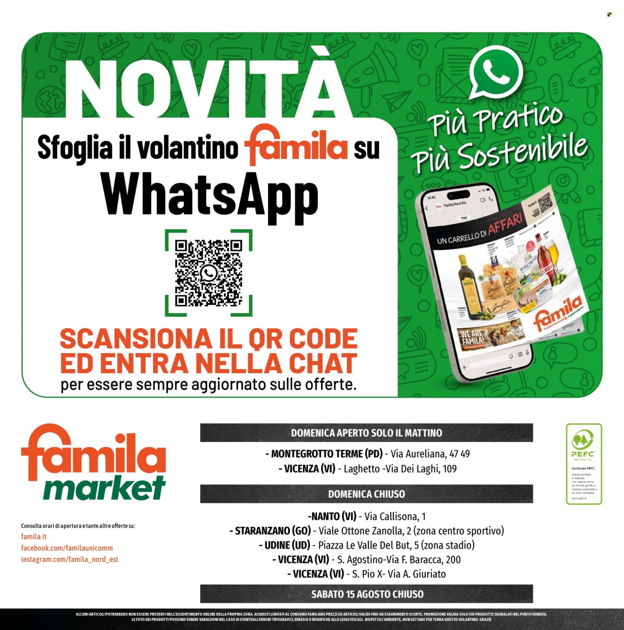 Volantino Famila - 30/7/2026 - 19/8/2026. Pagina 20